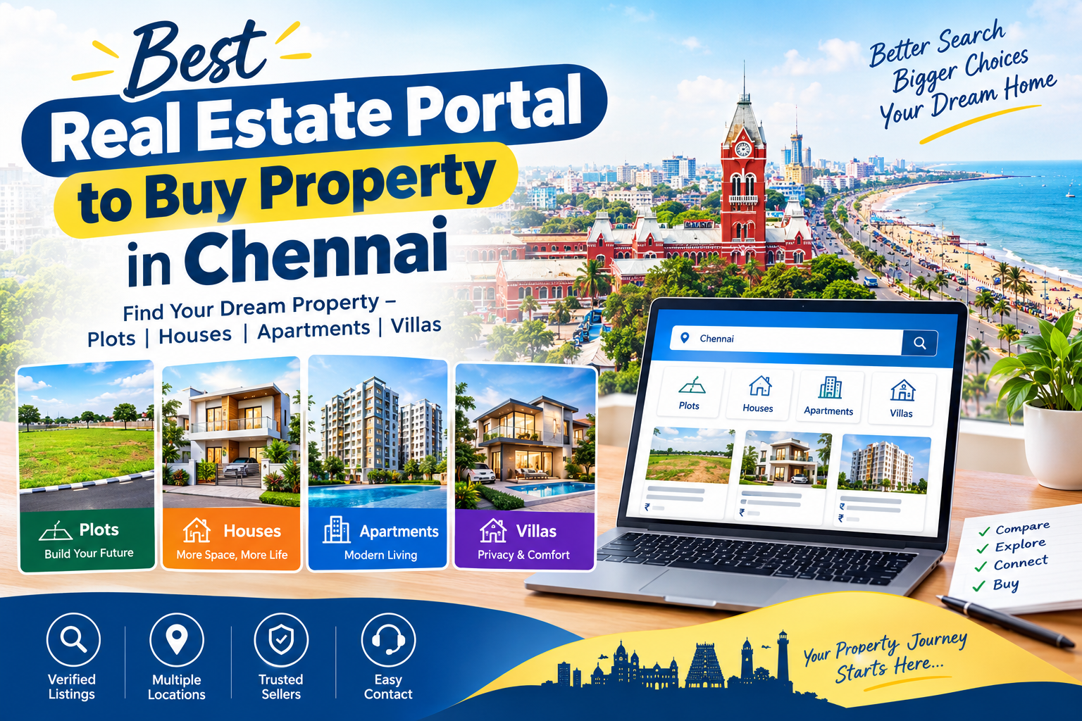 Best Real Estate Portal to Buy Property in Chennai